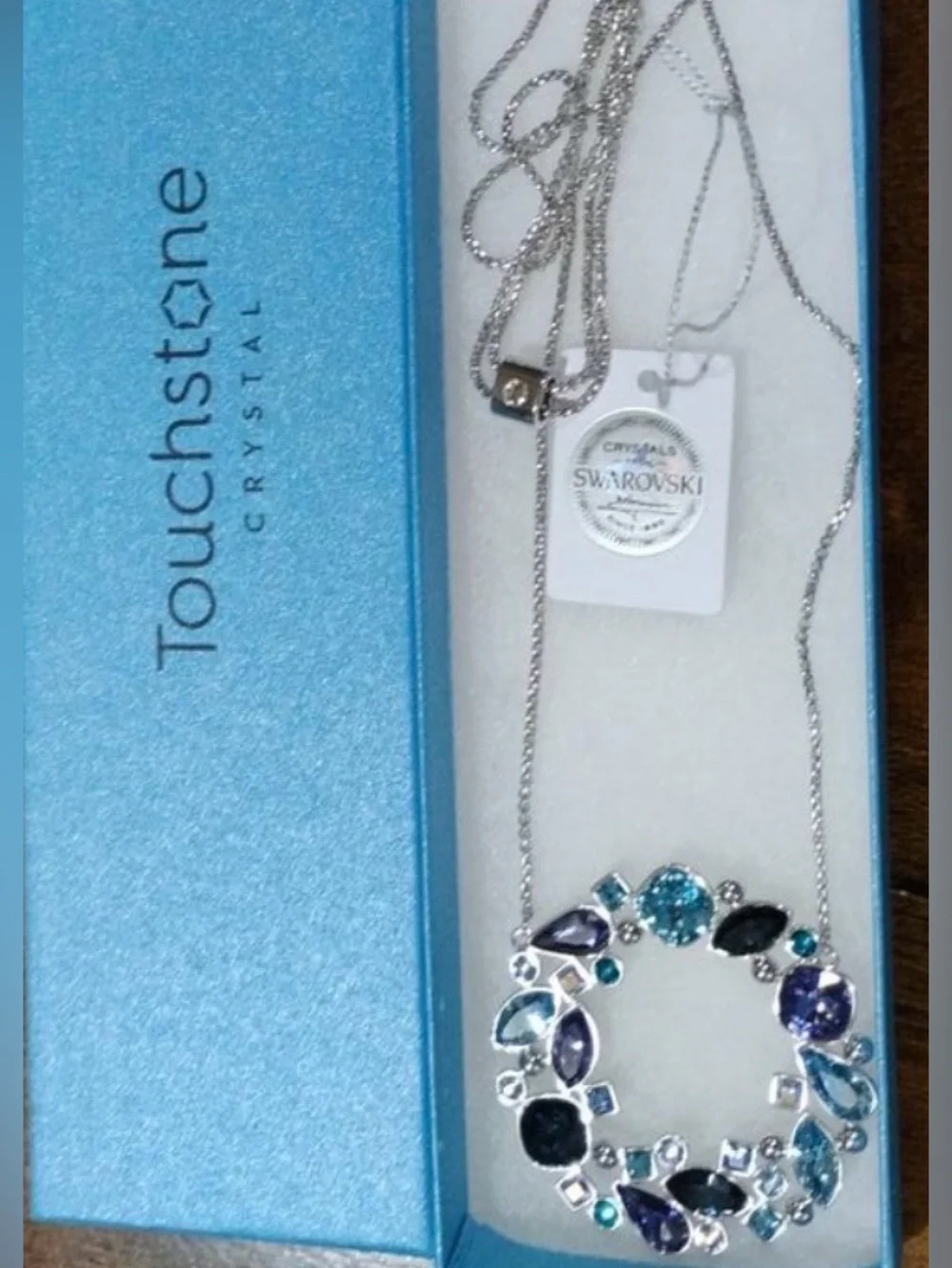 NWT Touchstone Crystal “Well Rounded” Necklace, Retired